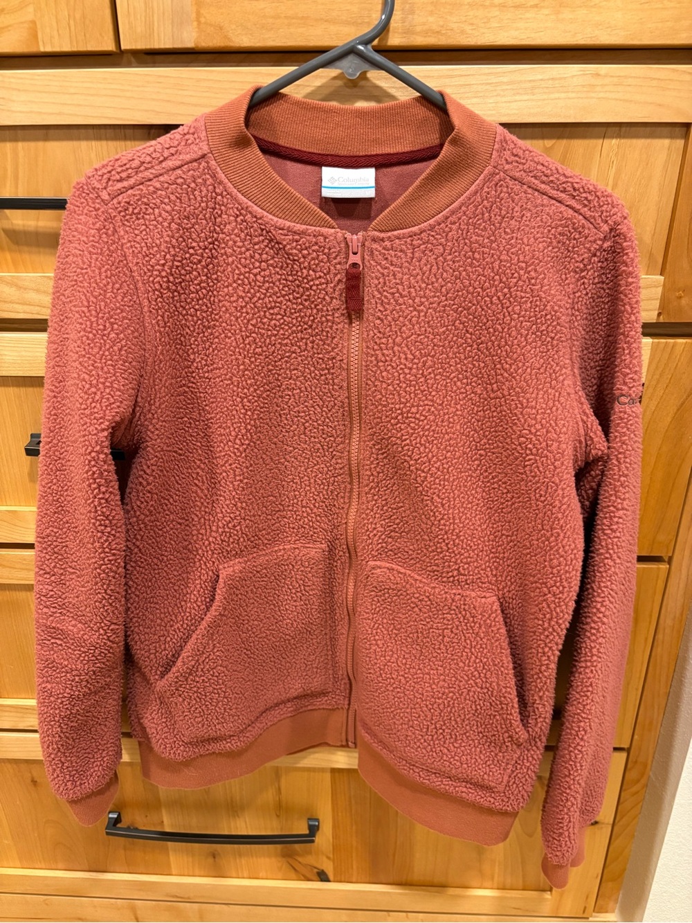 Columbia Women's Dusty Rose Sherpa Bomber Jacket